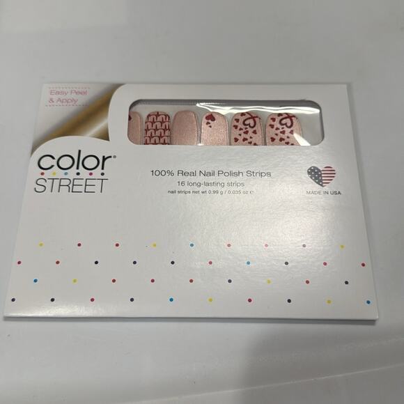 NWT Color Street "Helping Hearts" Nail Strips - Picture 2 of 4